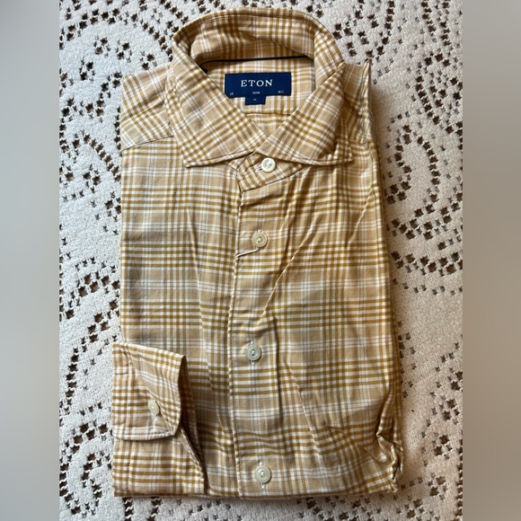 Eton Other - ETON Cotton, Silk Dress Shirt